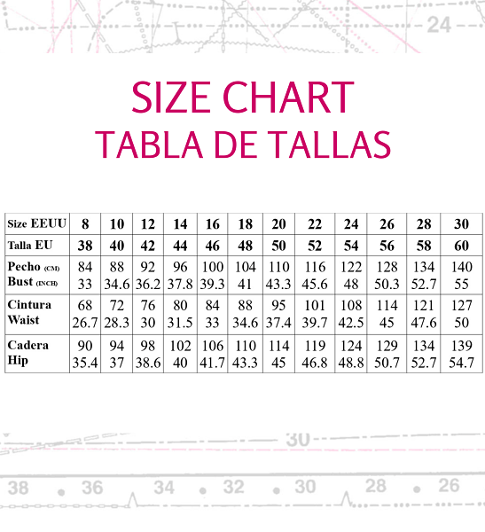 Tabla De Medidas La Costurera Inquieta Para Artelovers