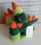 Dinosaurio Amigurumi Crochet Hecho A Mano Por Chipigurumi Para Artelovers