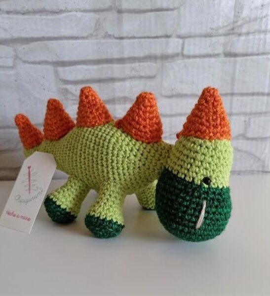 Dinosaurio Amigurumi Crochet Personalizado Por Chipigurumi Para Artelovers