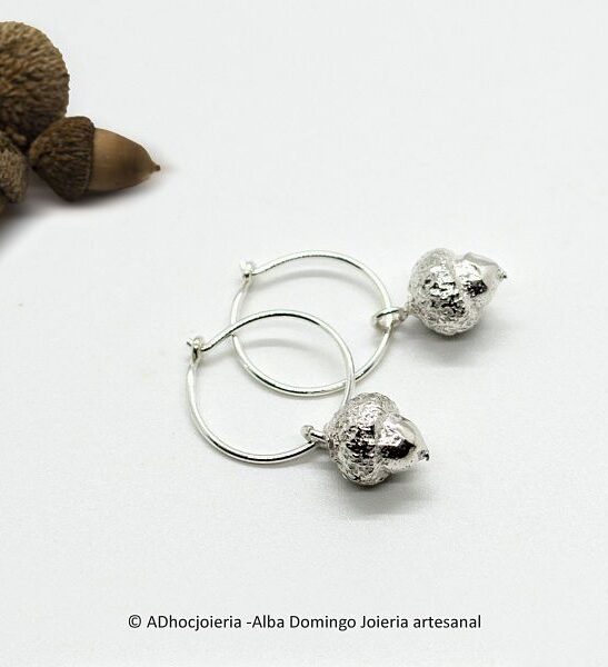 Pendientes Aro Bellotas Adhoc Artelovers