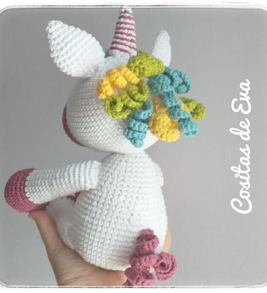 Cositas De Eva Artelovers Crochet Colorines Unicornio Amigurumi