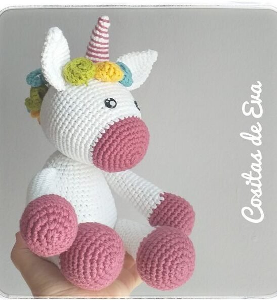 Cositaseva Hazloquetedelalana Crochet Colorines Unicornio Amigurumi