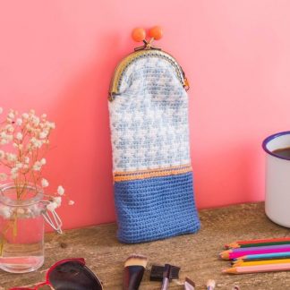 funda de gafas azul artelovers marvicrochet