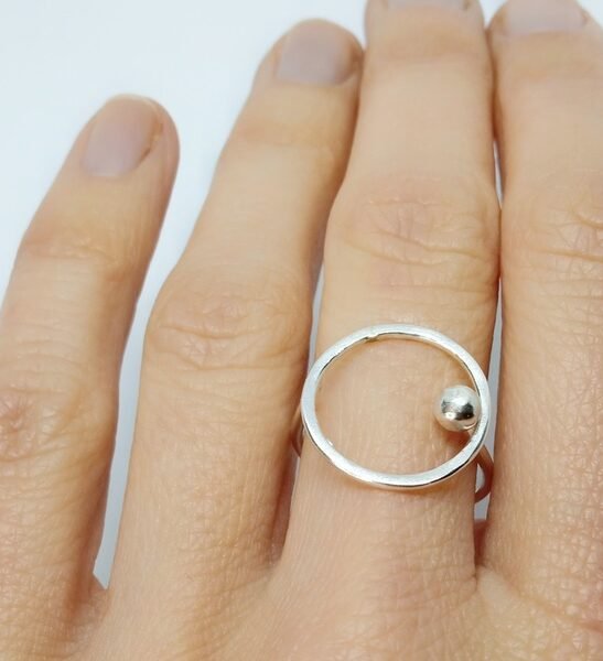 Anillo Ajustable Circular Artesanal