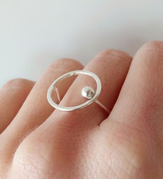 Anillo Ajustable Circular Detalle