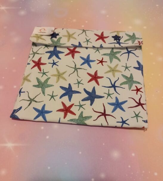 Bolsa Snack De Tela Estrellas Esdrujulita