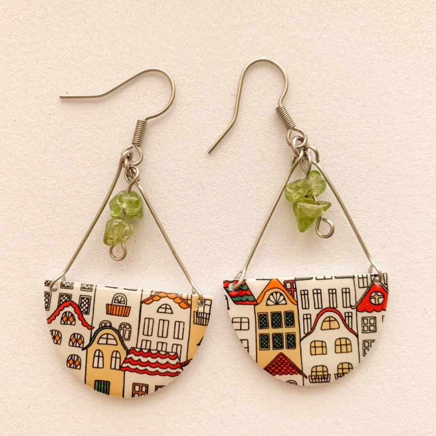 Pendientes peridoto verde Artelovers