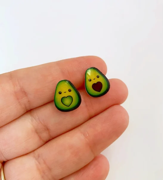 Pendientes Aguacate