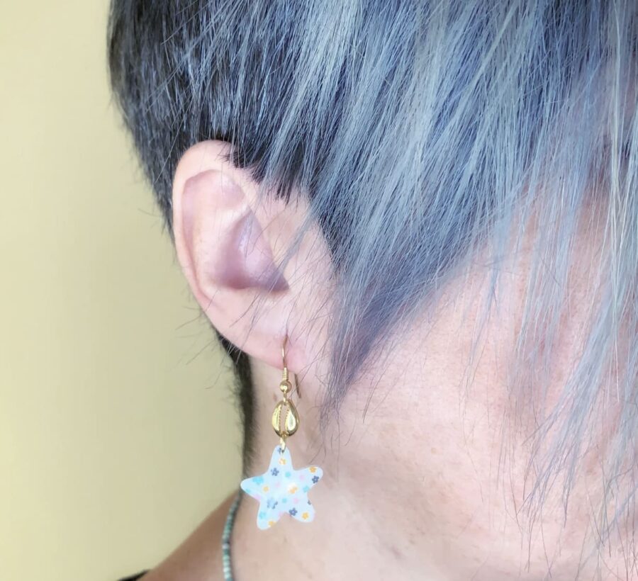 Pendientes estrella de mar - Imagen 2