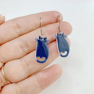 Pendientes Gato Largos Halloween artelovers