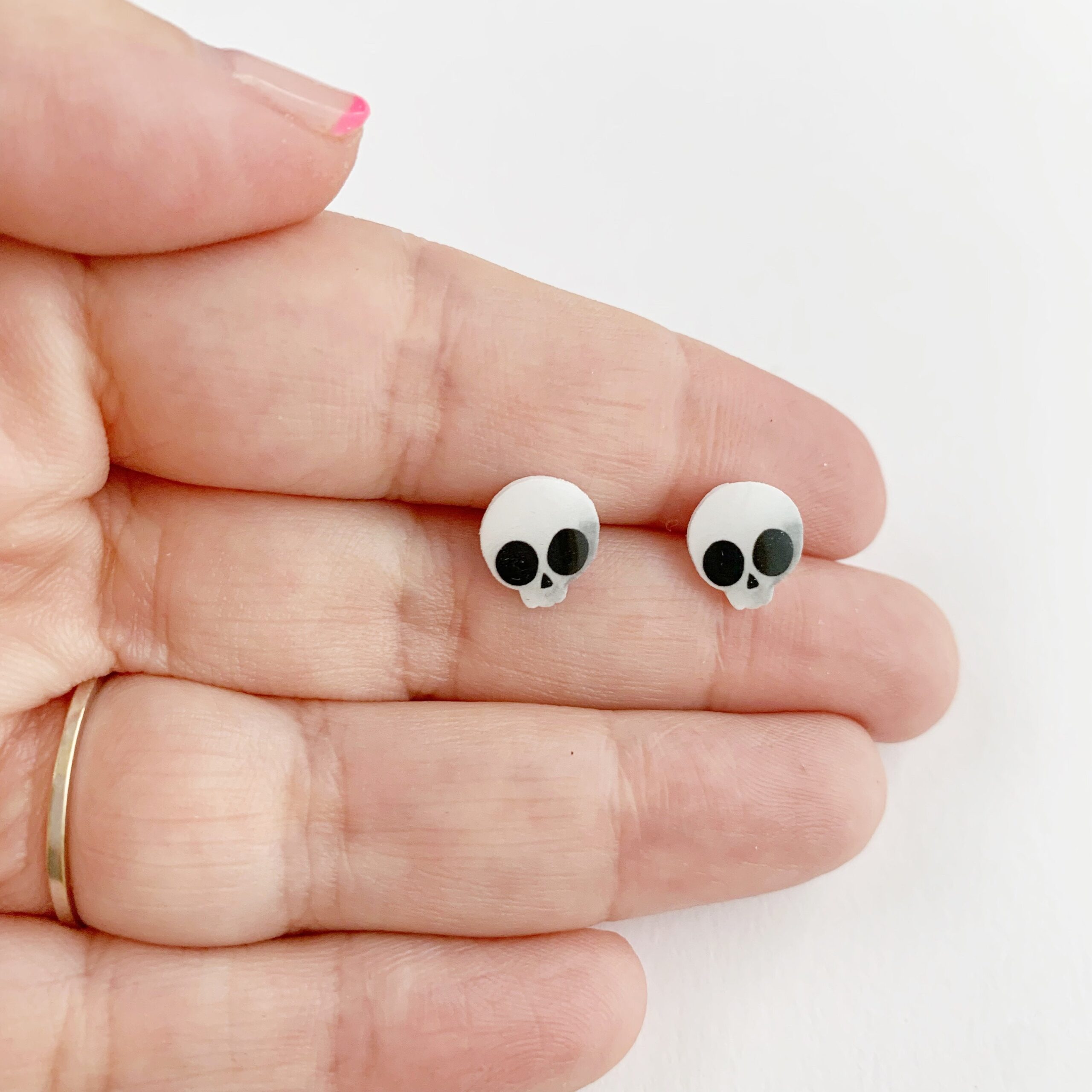 Pendientes calavera Halloween