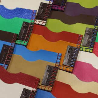 Tarjetero cuero colores