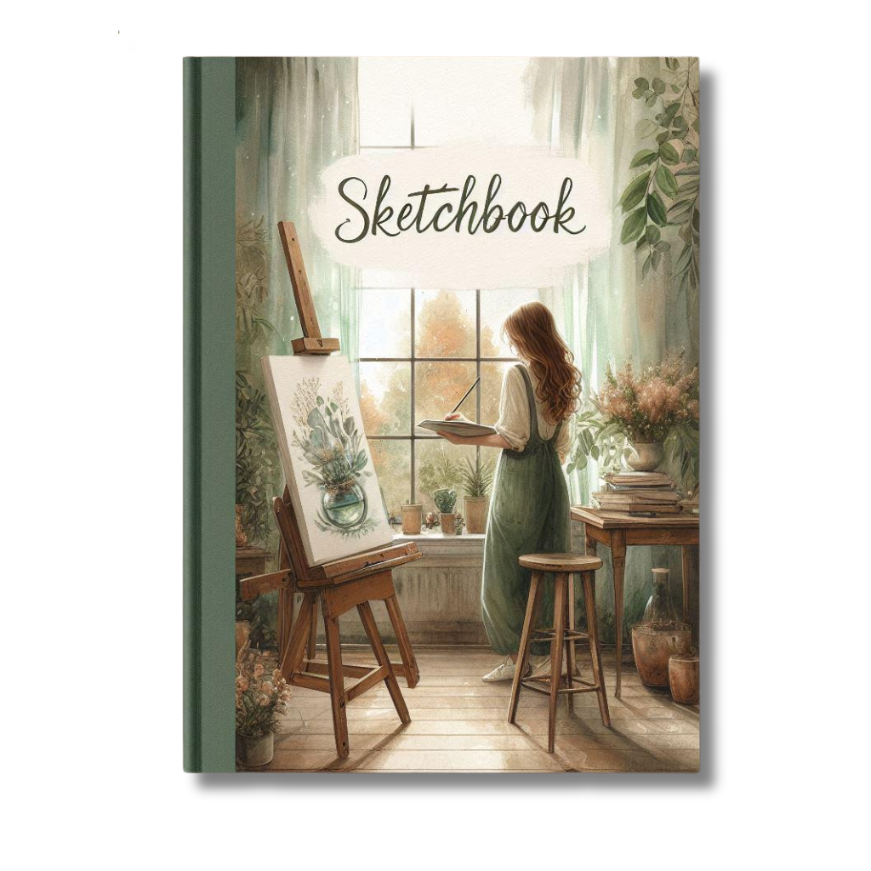 Cuaderno para dibujo hecho a mano 48€