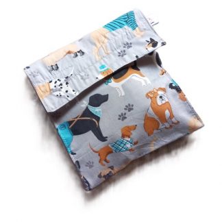 Bolsas snack de tela Perritos