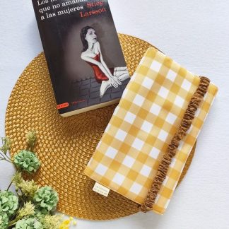 Funda Libro Ajustable Maxi - Vichy Impermeable