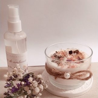 Kit de Vela y Ambientador Naturales para Limpieza Energética del Hogar