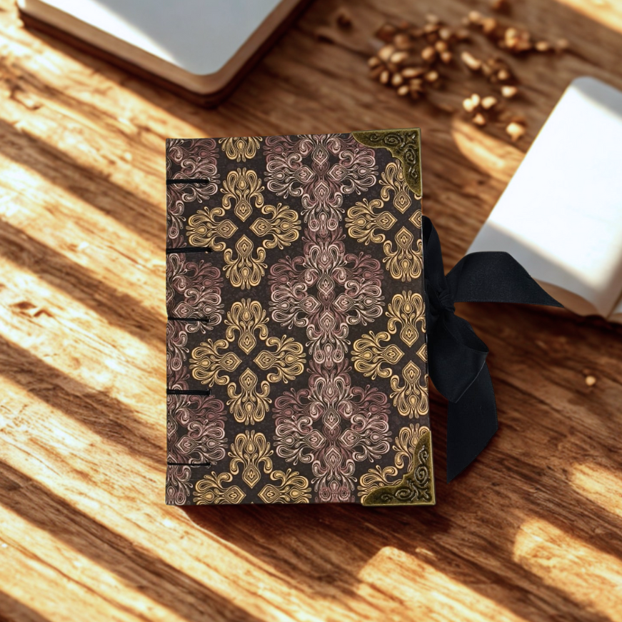 Cuaderno de Dibujo A6 con Diseño Clásico Vintage