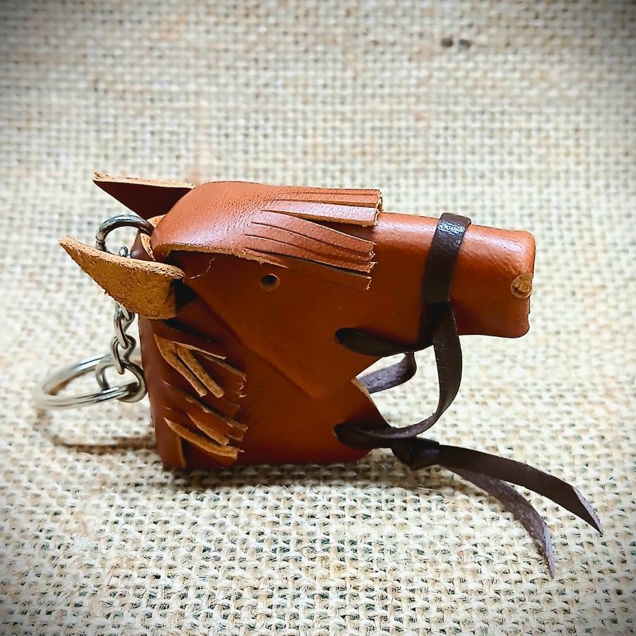 Llavero cuero caballo