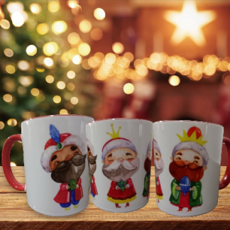 Taza Reyes Magos asa roja.
