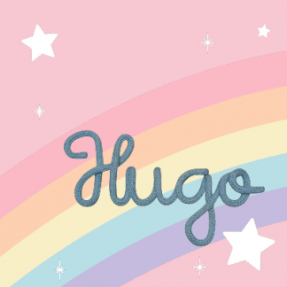 Nombre Hugo tricotín