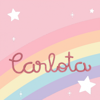 Nombre Carlota tricotín