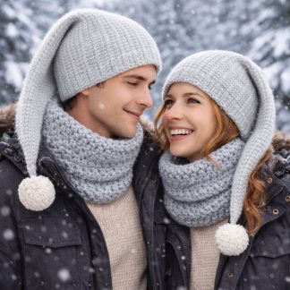 Conjunto Gorro Sueños Invernales + Cuello Caricia Invernal