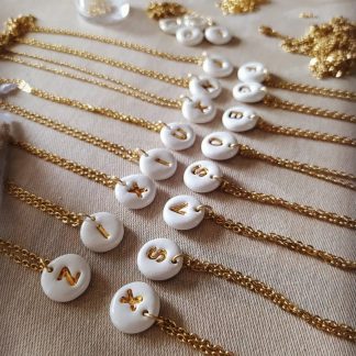 filigranaart-Colgante Inicial Oro filigranaart