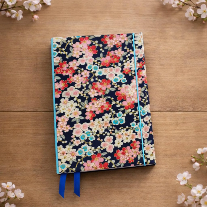 Cuaderno A5 Tapa Dura Japonés hecho a mano en España por Sonrisas de Ratona