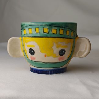 Taza de cerámica hecha a mano en Barcelona