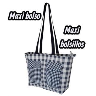 ArteLovers regalos hechos a mano por mujeres artesanas · · Tienda de para ArteLovers Market Maxi Bolso XL con Súper Bolsillos