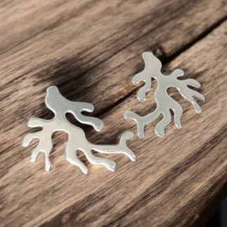 Pendientes Coral de Plata, Pendientes de plata, Milagro Rousse