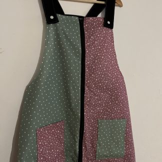 Pichi/ Babi/ Estola maestra. Morado y mint.