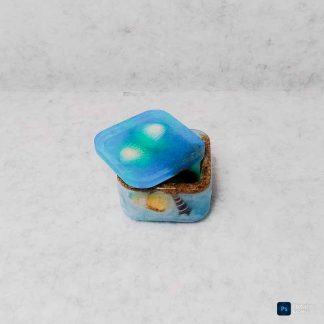 Cajita de resina epoxi