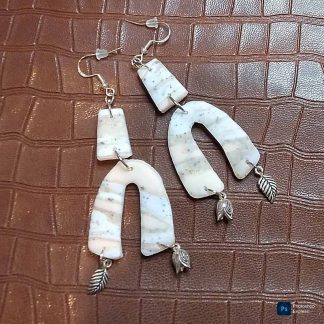 Pendientes artesanales de arcilla polimérica