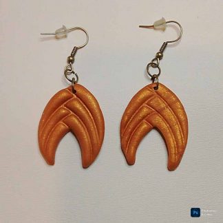 Pendientes artesanales de arcilla polimérica