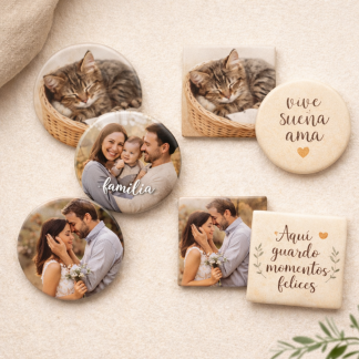 Imán personalizado con foto o frase – detalle único para regalar