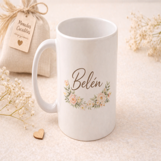 Taza personalizada con nombre o frase – regalo original y especial