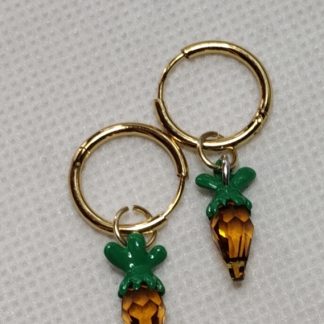 pendientes de zanahoria (carrot) swarovski
