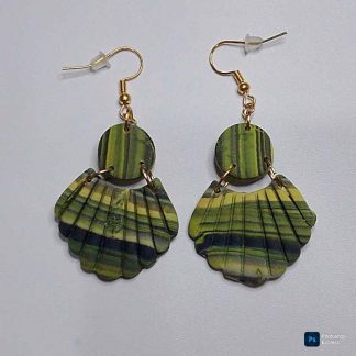Pendientes artesanales de arcilla polimérica