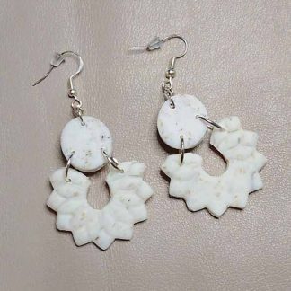 Pendientes artesanales de arcilla polimérica