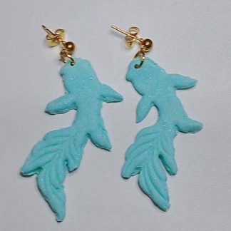Pendientes artesanales de arcilla polimérica