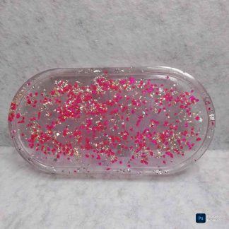 ArteLovers regalos hechos a mano por mujeres artesanas · · Tienda de para ArteLovers Market Bandeja artesanal de resina epoxi