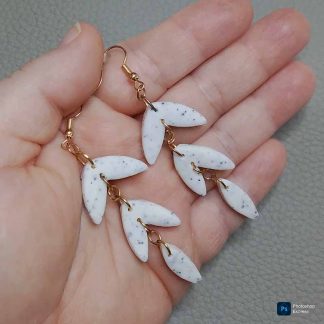 Pendientes artesanales de arcilla polimérica