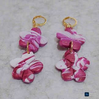 Pendientes artesanales de arcilla polimérica