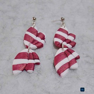 Pendientes artesanales de arcilla polimérica