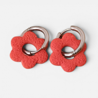 Charms en forma de flor con aro