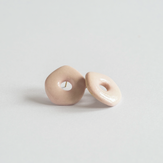 ArteLovers regalos hechos a mano por mujeres artesanas · · Tienda de para ArteLovers Market PENDIENTES DUNA BLUSH PINK