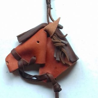 Llavero cuero caballo