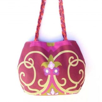 ArteLovers regalos hechos a mano por mujeres artesanas · · Tienda de para ArteLovers Market Bolso Rosa Estampado