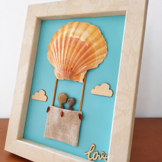ArteLovers regalos hechos a mano por mujeres artesanas · · Tienda de para ArteLovers Market Cuadro Love in the Air